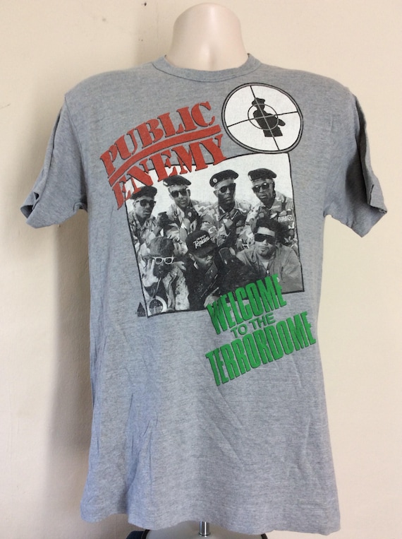 Vtg 1990 Public Enemy Welcome To The Terrordome T-