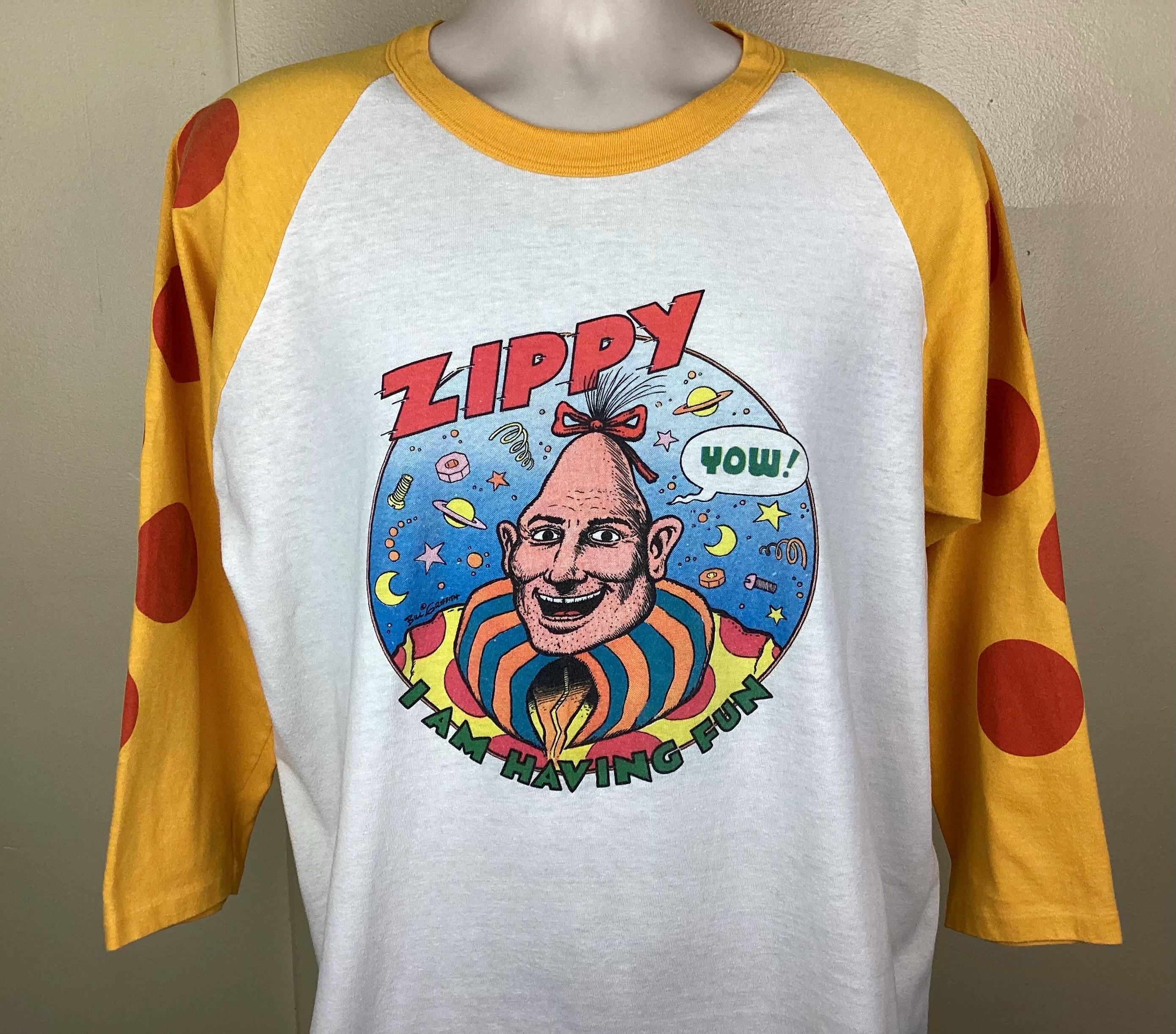 80s zippy ロック Tシャツ Vintage Zippy the Pinhead T-shirt 80s Bill Griffith Comic Book