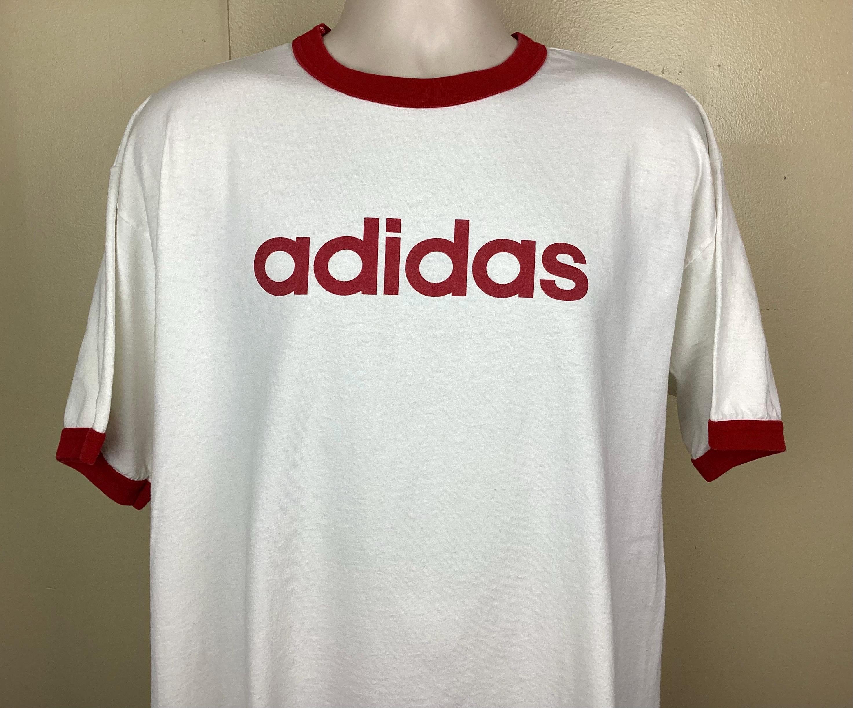Adidas Ringer Tee - Etsy