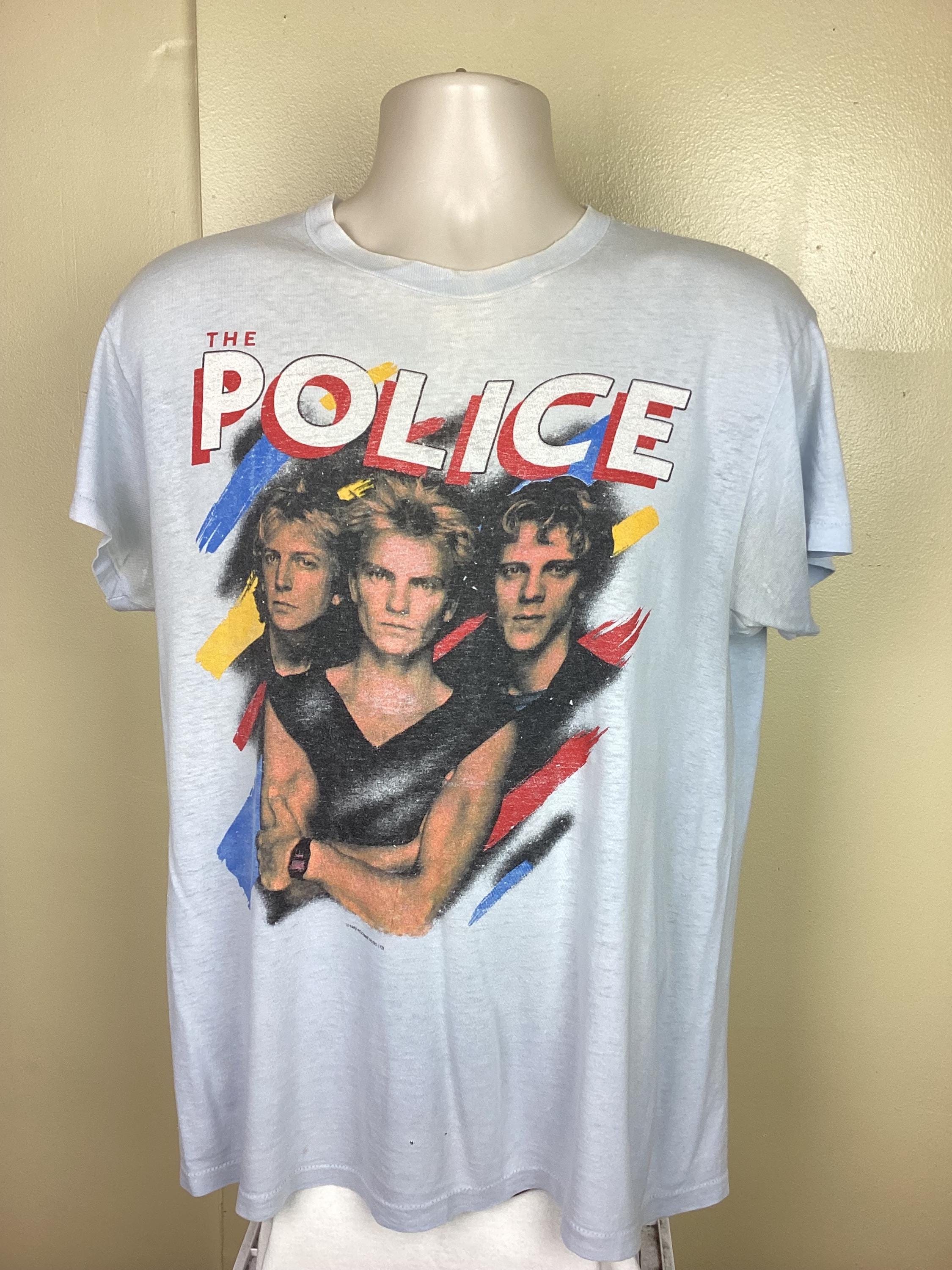 80's vintage THE POLICE tee 1983 Tシャツ