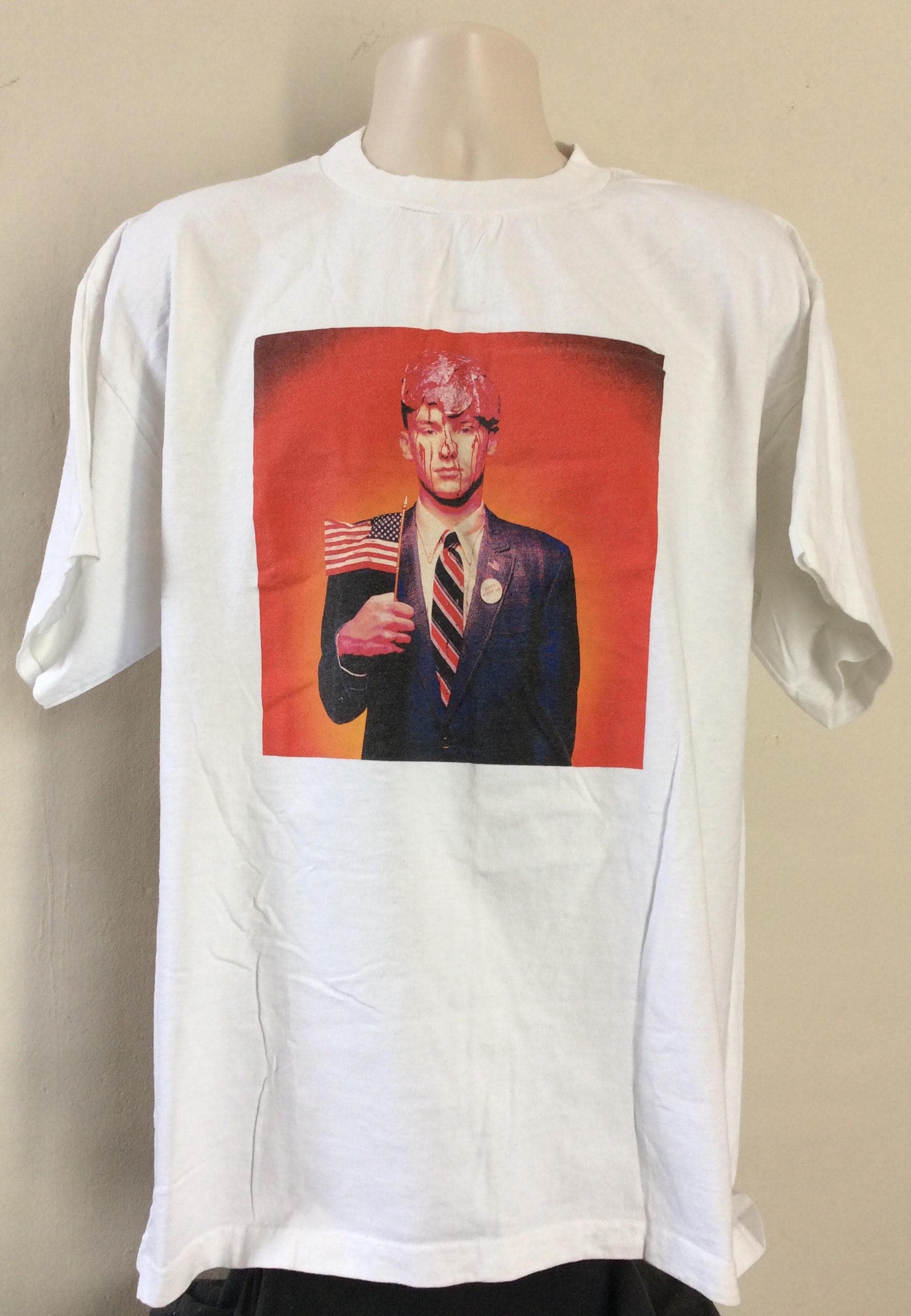 Vtg 1996 Ministry Filth Pig T-shirt White XL 90s Heavy Metal Vtg 1996 Ministry Filth Pig T-shirt White XL 90s Heavy Metal