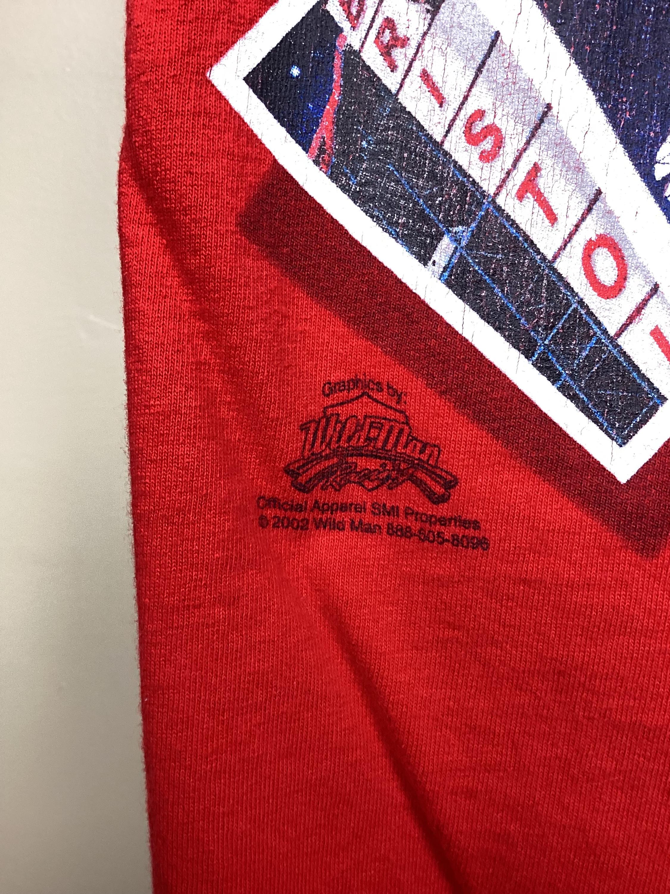Vtg 2002 Sharpie 500 Bristol Motor Speedway T-shirt Red L Nascar 