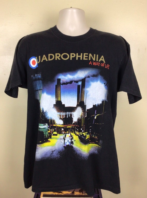 Vtg 1997 The Who Quadrophenia Concert T-Shirt Bla… - image 3