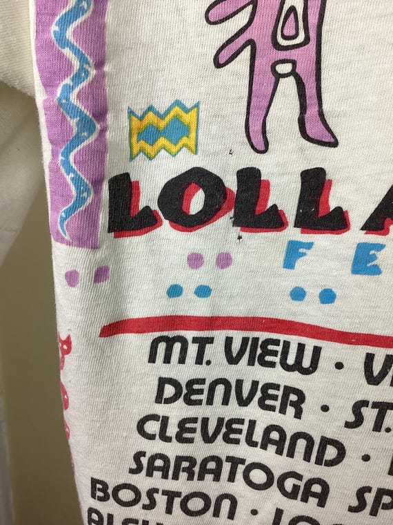 Vintage 90's 1992 Lollapalooza Tour Tshirt. Mens XL. | Mercari