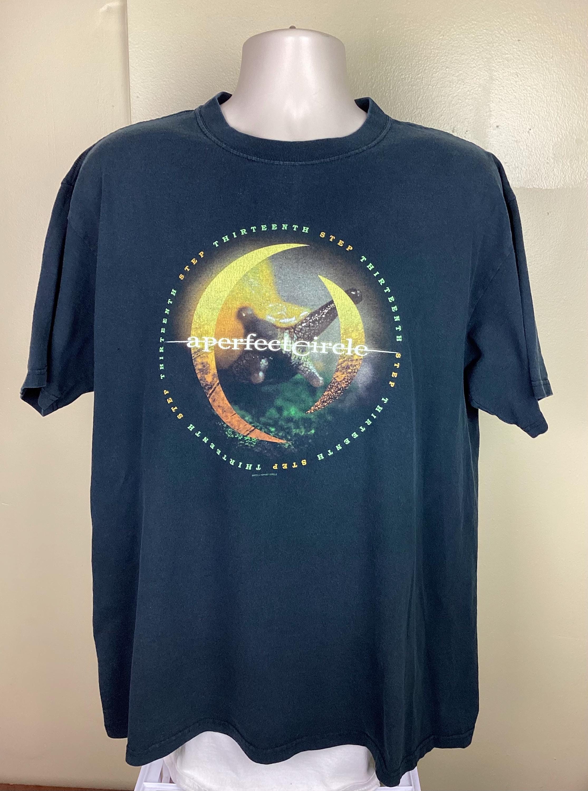 Vtg 2003 A Perfect Circle Thirteenth Step T-shirt Black XL Y2K