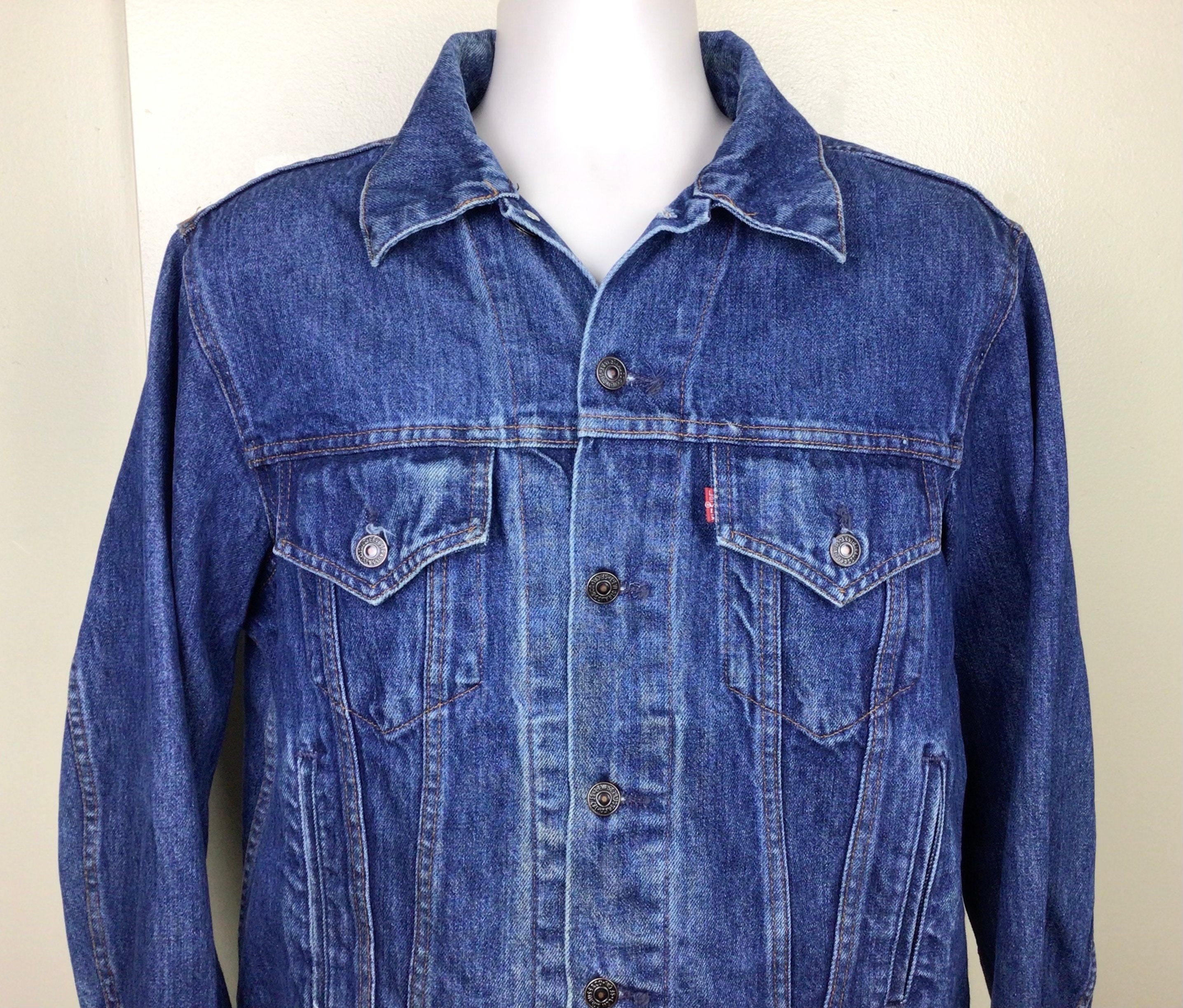 希少80s Vintage Levis 70502 0217 Vintage 70s: Levi's Type III Trucker Denim Jacket - 70505