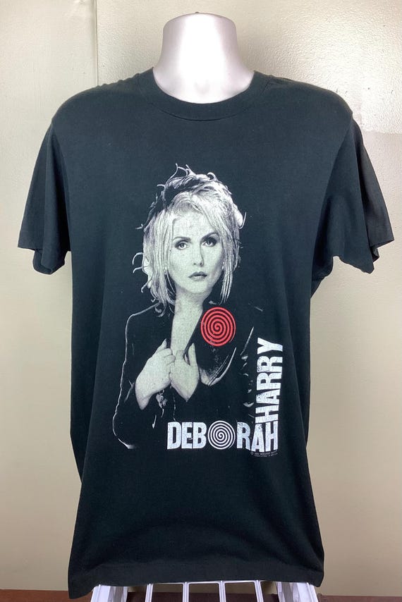 ヴィンテージ 1989 デボラ・ハリー コンサート Tシャツ ブラック L/XL