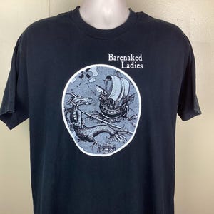 T-shirt Musique Barenaked Pour Amoureux - Femme/Unisexe Noir Coton - Personnalisable, Neuf