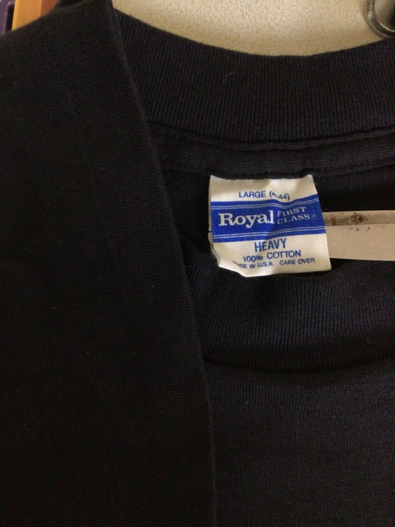 Vtg 1989 Arsenio Hall Show T-shirt Black L 80s Late Night TV Talk