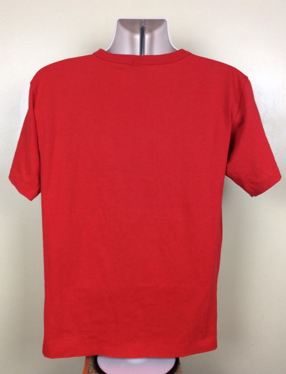 Vtg 1985 OP Ocean Pacific Windsurfing T-Shirt Red… - image 3