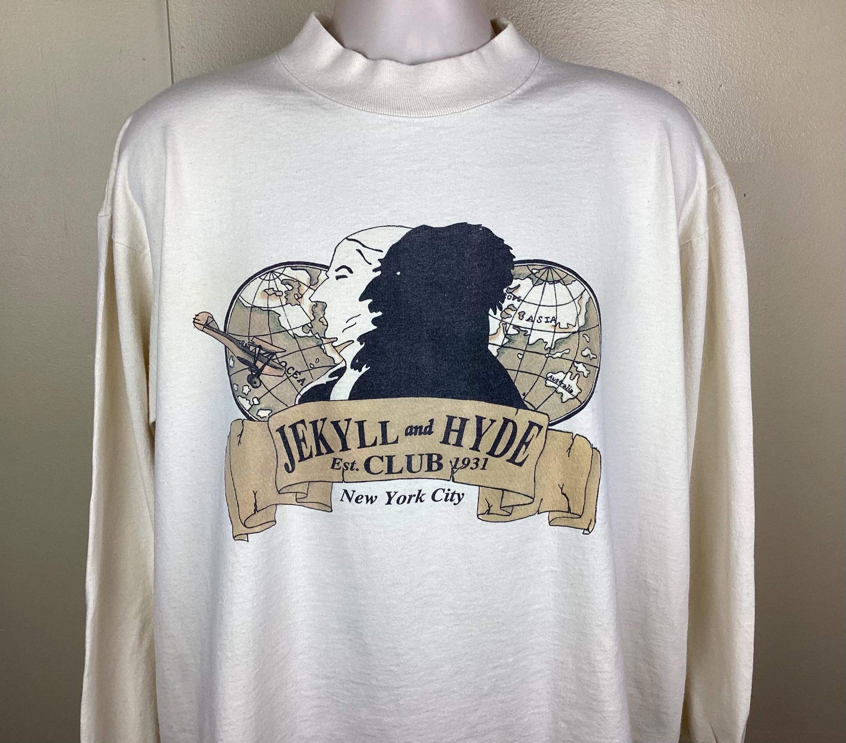 Vintage 90s Jekyll and Hyde Club NYC T-shirt Long Sleeve New York