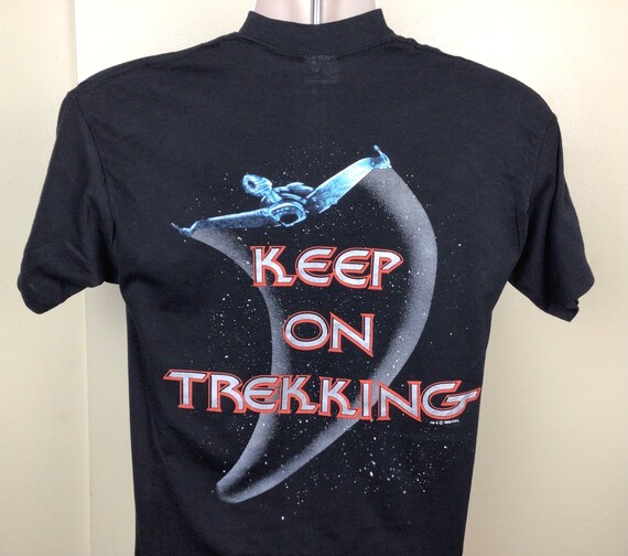 Vtg 1989 Star Trek V the Final Frontier Captain Klaa T-shirt