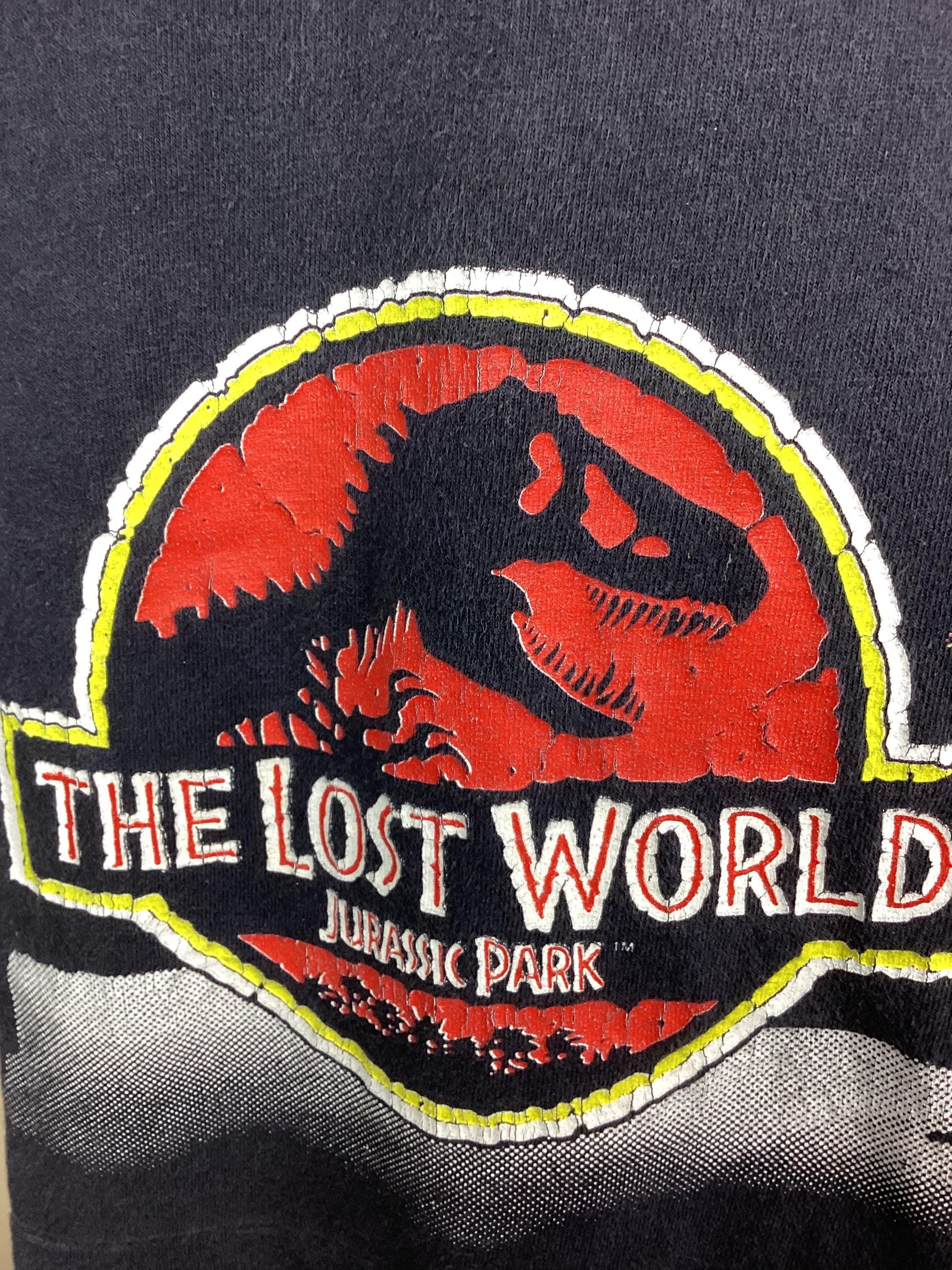Vintage 1997 Jurassic Park the Lost World T Rex T-shirt Black