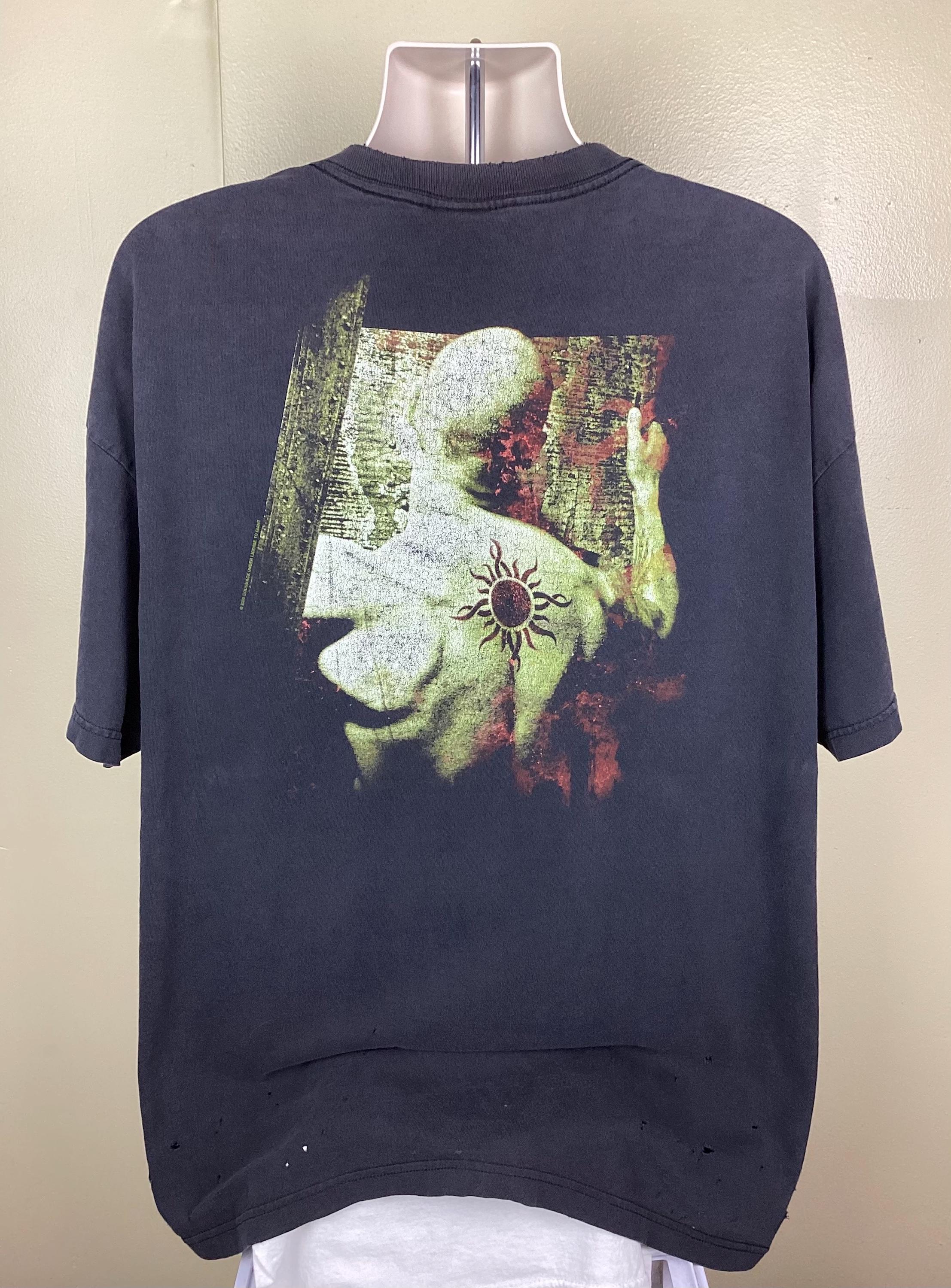 激レア当時物 GODSMACK Tシャツ ヴィンテージ サイズXL Vintage 2000 Godsmack T-shirt Black XXL Y2K Giant Tag Post Grunge