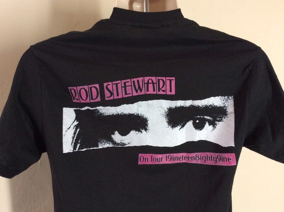 Vtg 1989 Rod Stewart Out Of Order Concert T-Shirt… - image 5