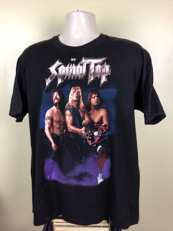 Vtg 1992 Spinal Tap Concert T-Shirt Black XL 90s … - image 5