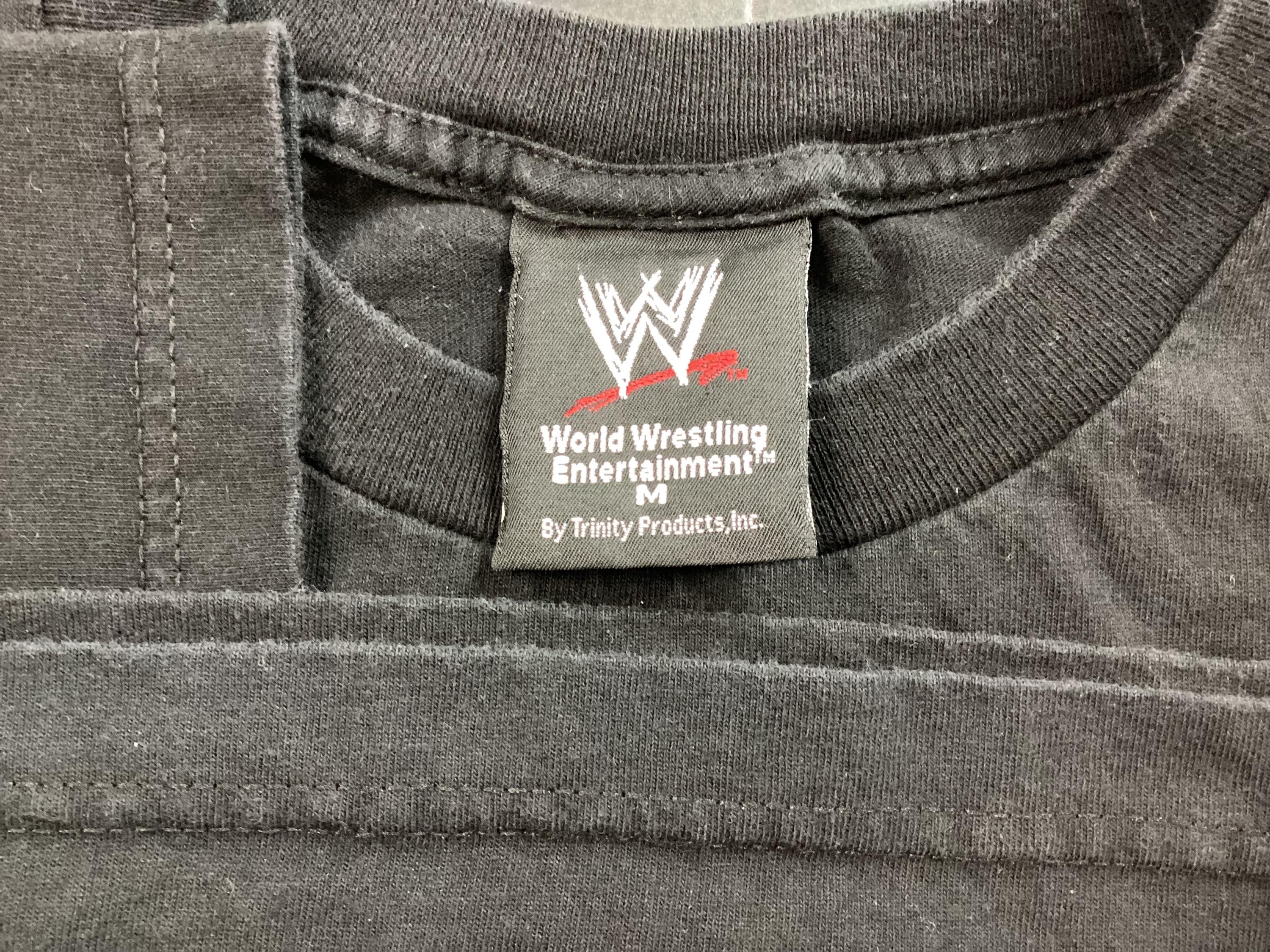 ヴィンテージ 2002 WWE バティスタ アンリーシュド Tシャツ ブラック M 