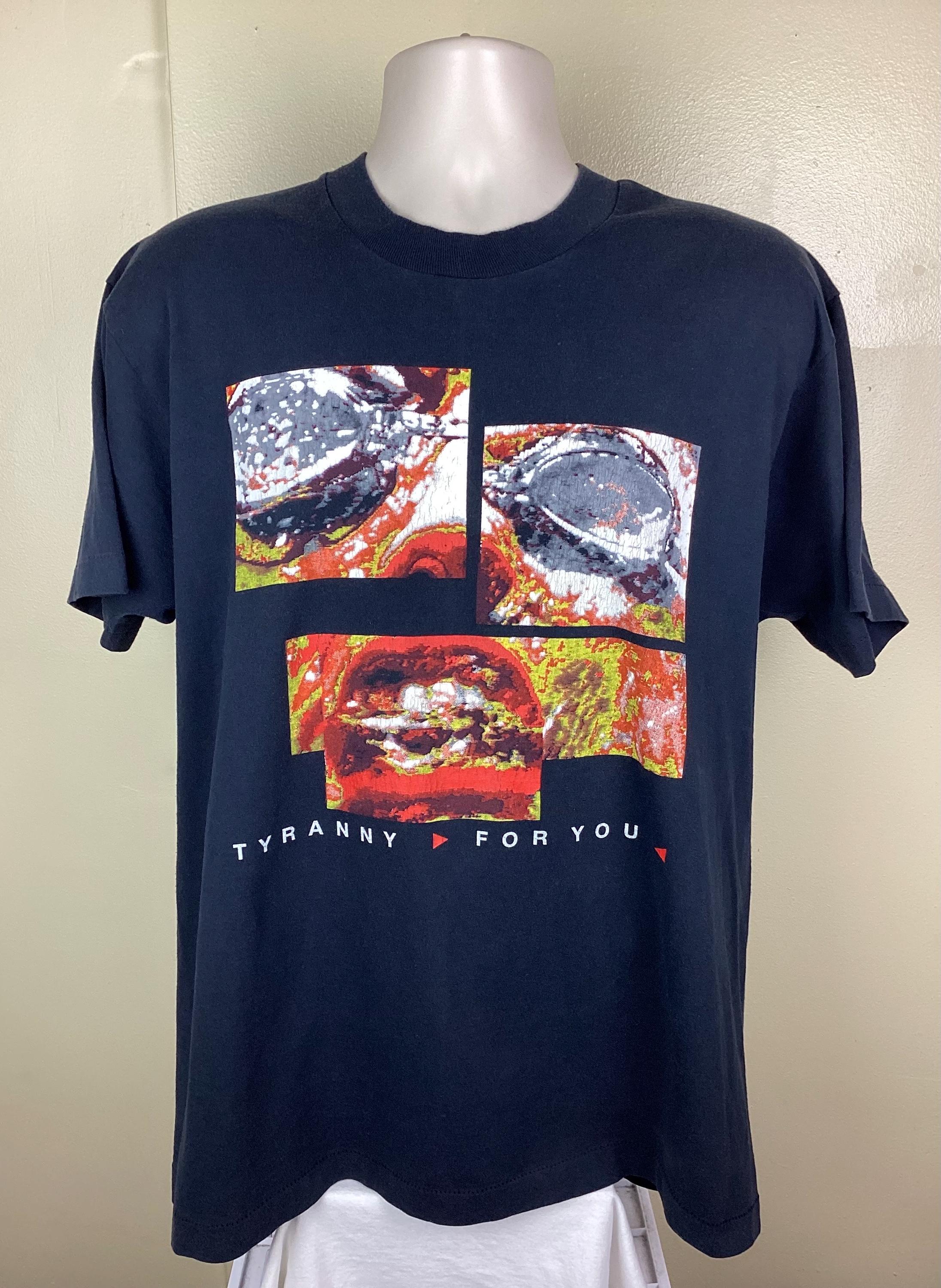 Vintage 1991 Front 242 Concert T-shirt Black XL 90s Tyranny for