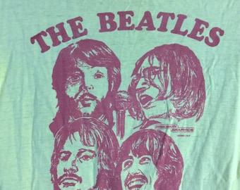 ヴィンテージ 70年代 ビートルズ アウェイ ウィズ ワーズ Tシャツ