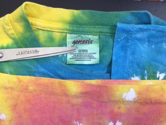 Vtg 90s Bob Marley T-Shirt Tie Dye L Single Stitc… - image 4