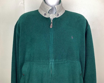 ジャケット・アウター 90s Polo RalphLauren vintage TrackJacket Vintage 90s Polo Ralph Lauren Mens Full Zip Activewear Light