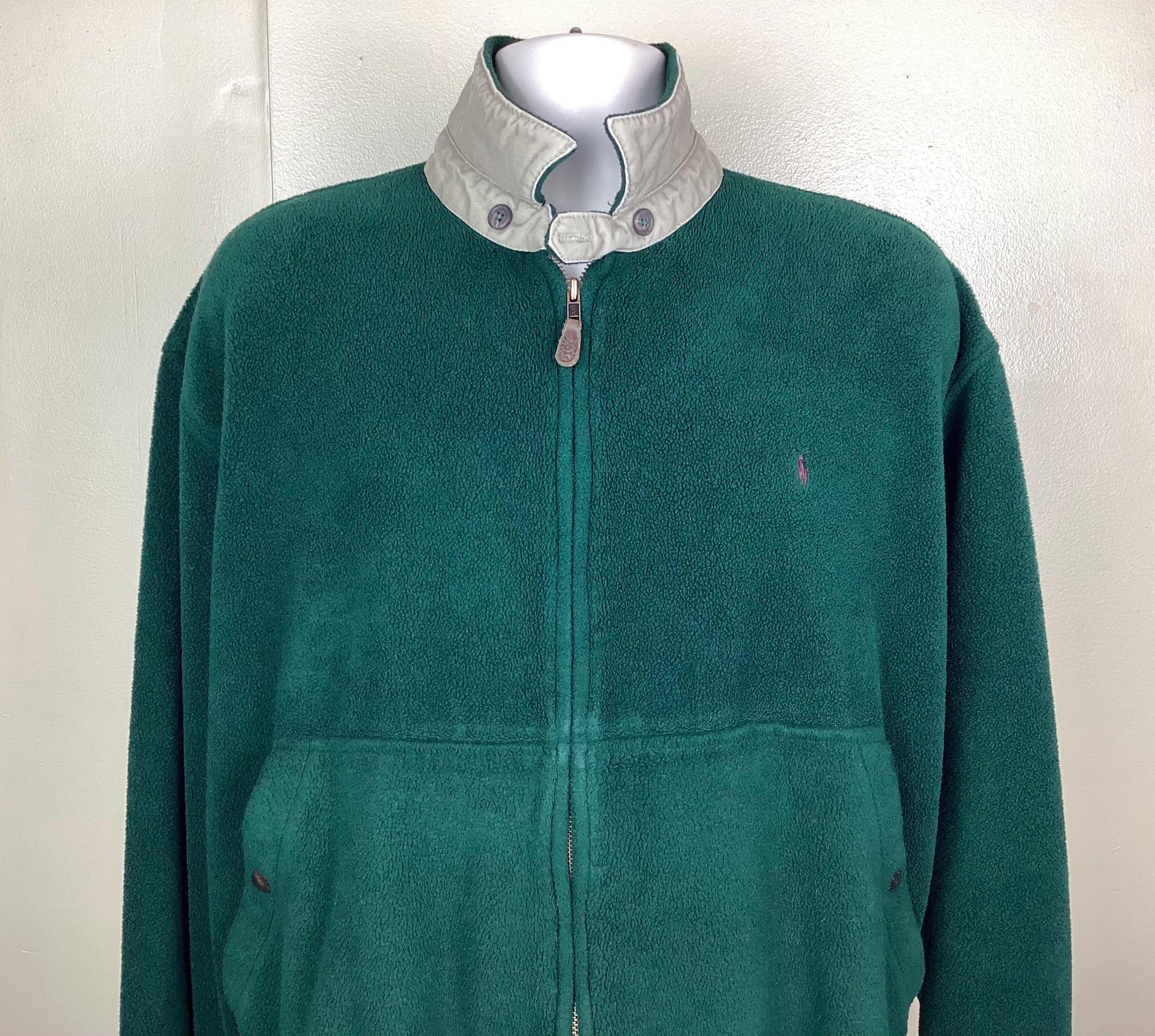 【超希少90s XL】Polo by Ralph Lauren ジャケット 90's Polo by Ralph Lauren fleece drizzler jacket made in USA [M