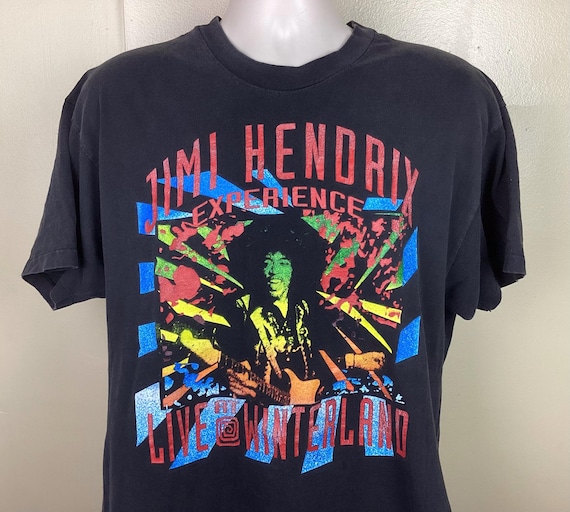 Vtg Early 90s Jimi Hendrix Experience Live at Winterland T-shirt