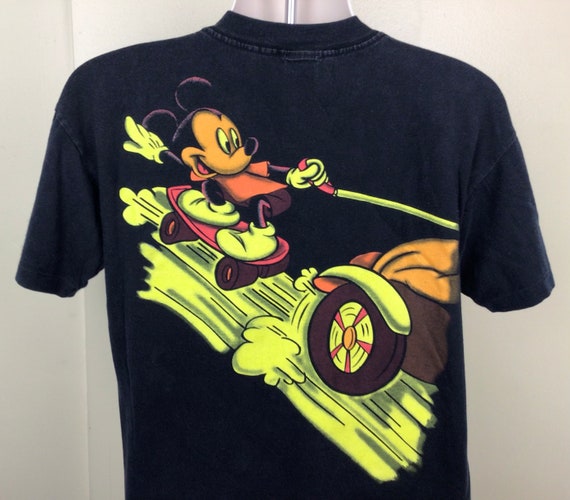 Vtg 90s Disney Goofy Pluto Mickey Mouse T-Shirt B… - image 2