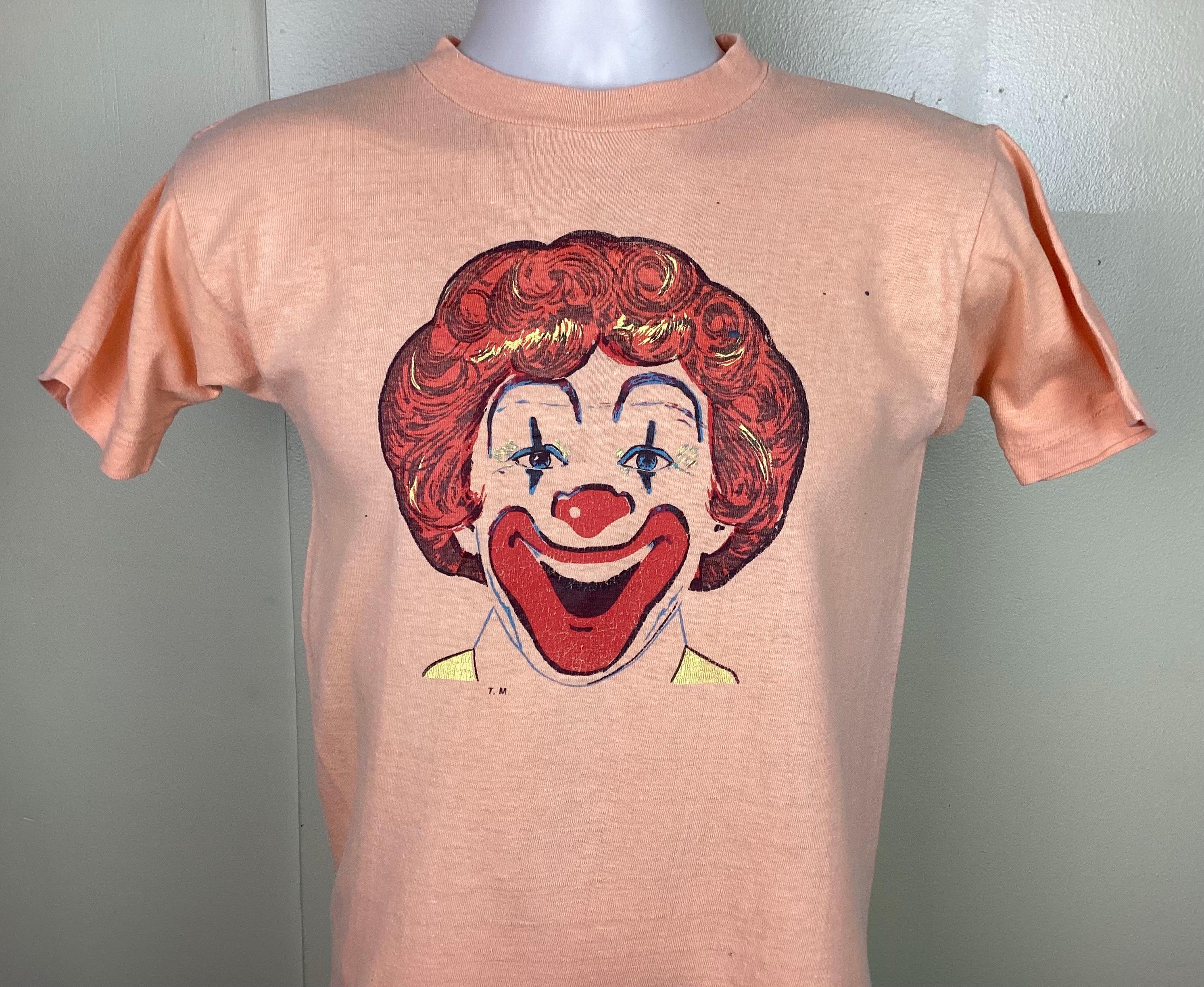 ヴィンテージ 70年代 80年代 ロナルド・マクドナルド Tシャツ オレンジ