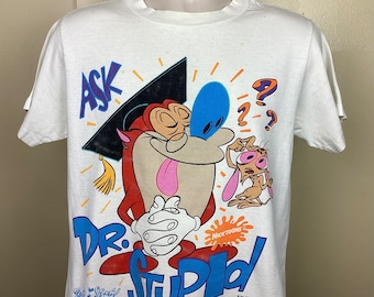 古着 90s USA製 MTV Ren&Stimpy レンとスティンピー