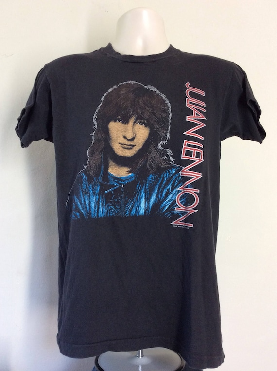 Vtg 1985 Julian Lennon Valotte Concert T-Shirt Bla