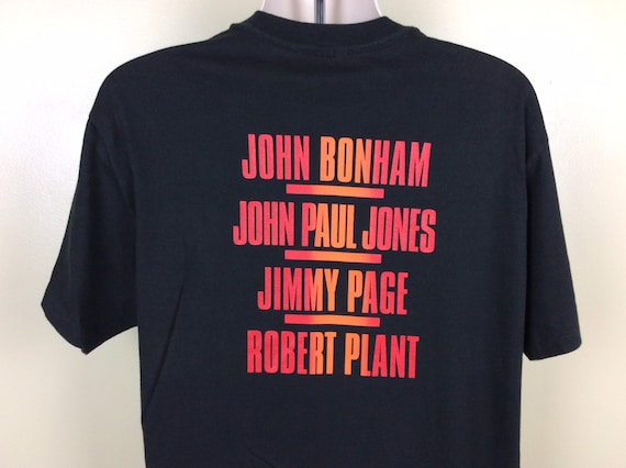ヴィンテージ 1990 レッド ツェッペリン Tシャツ ブラック L/XL ヴィンテージ 1990 レッド ツェッペリン Tシャツ ブラック L/XL