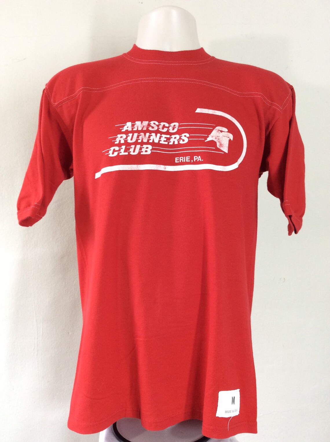 Vtg 70s 80s Amsco Runners Club Erie PA Jersey Style T-shirt - Etsy