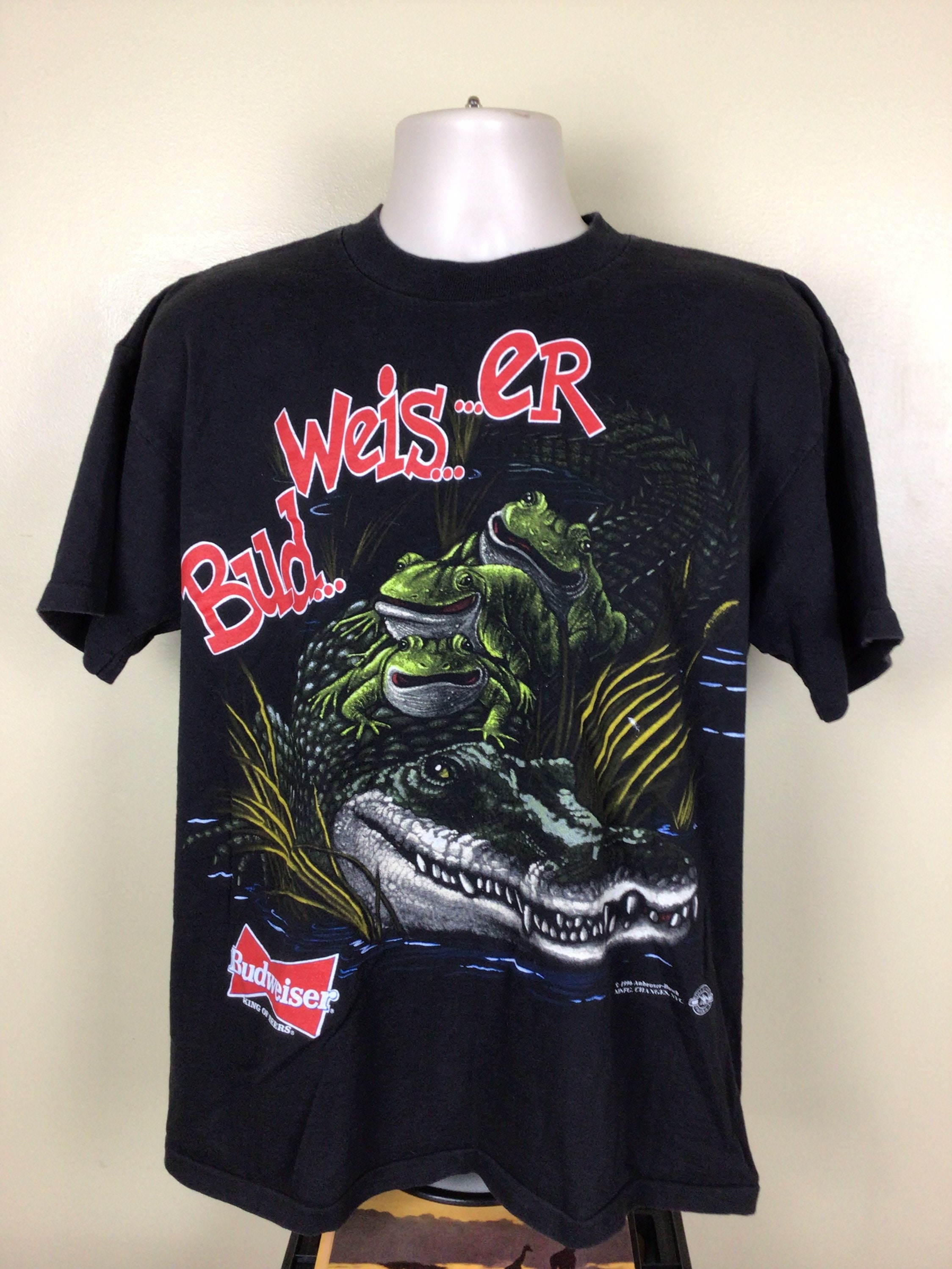 Vintage 1996 Budweiser Frogs T-shirt 