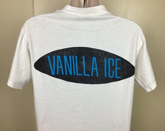 ヴィンテージ 1990 バニラ アイス Tシャツ ホワイト L 90年代 ラップ T