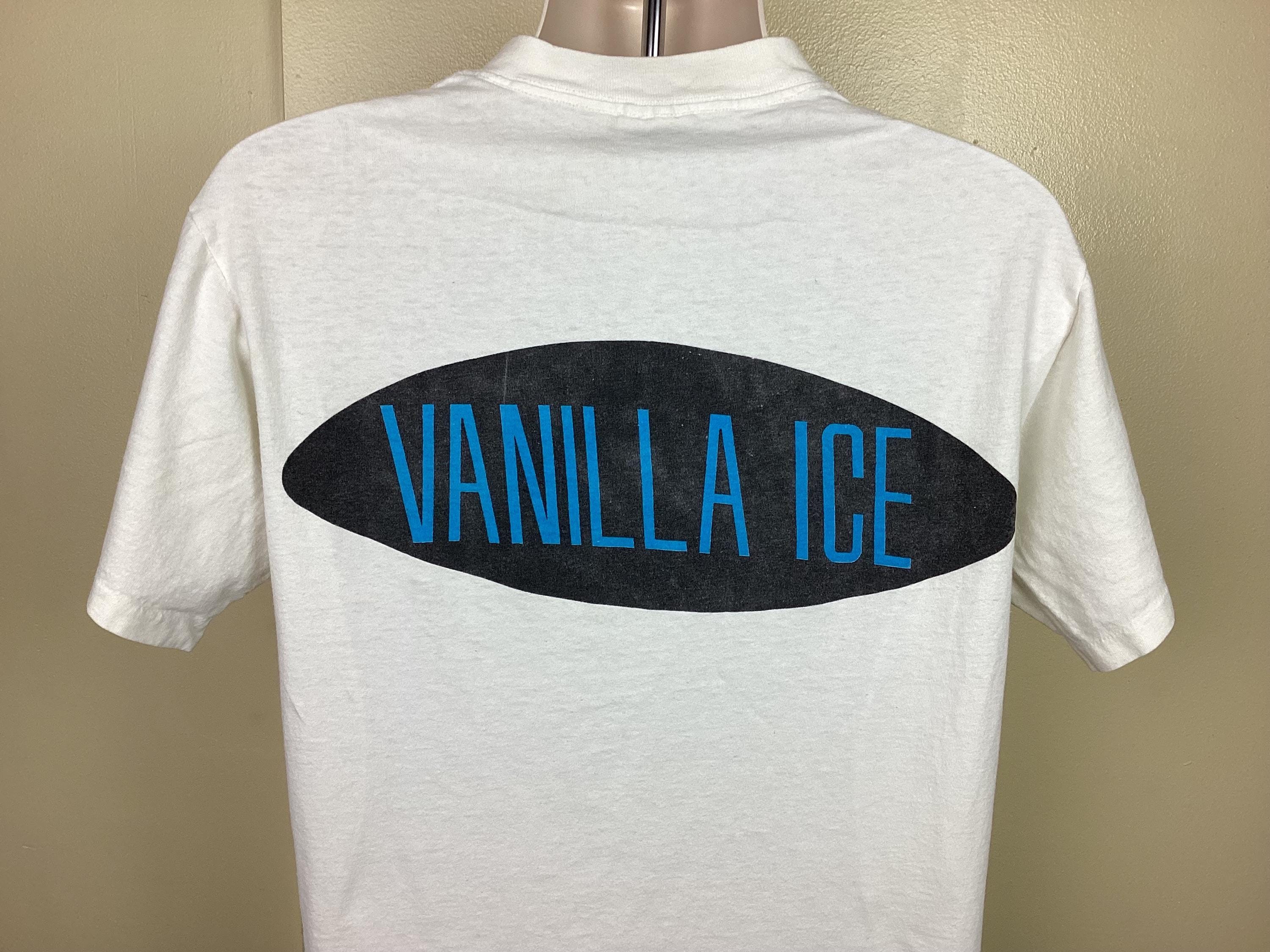 ヴィンテージ 1990 バニラ アイス Tシャツ ホワイト L 90年代 ラップ T 