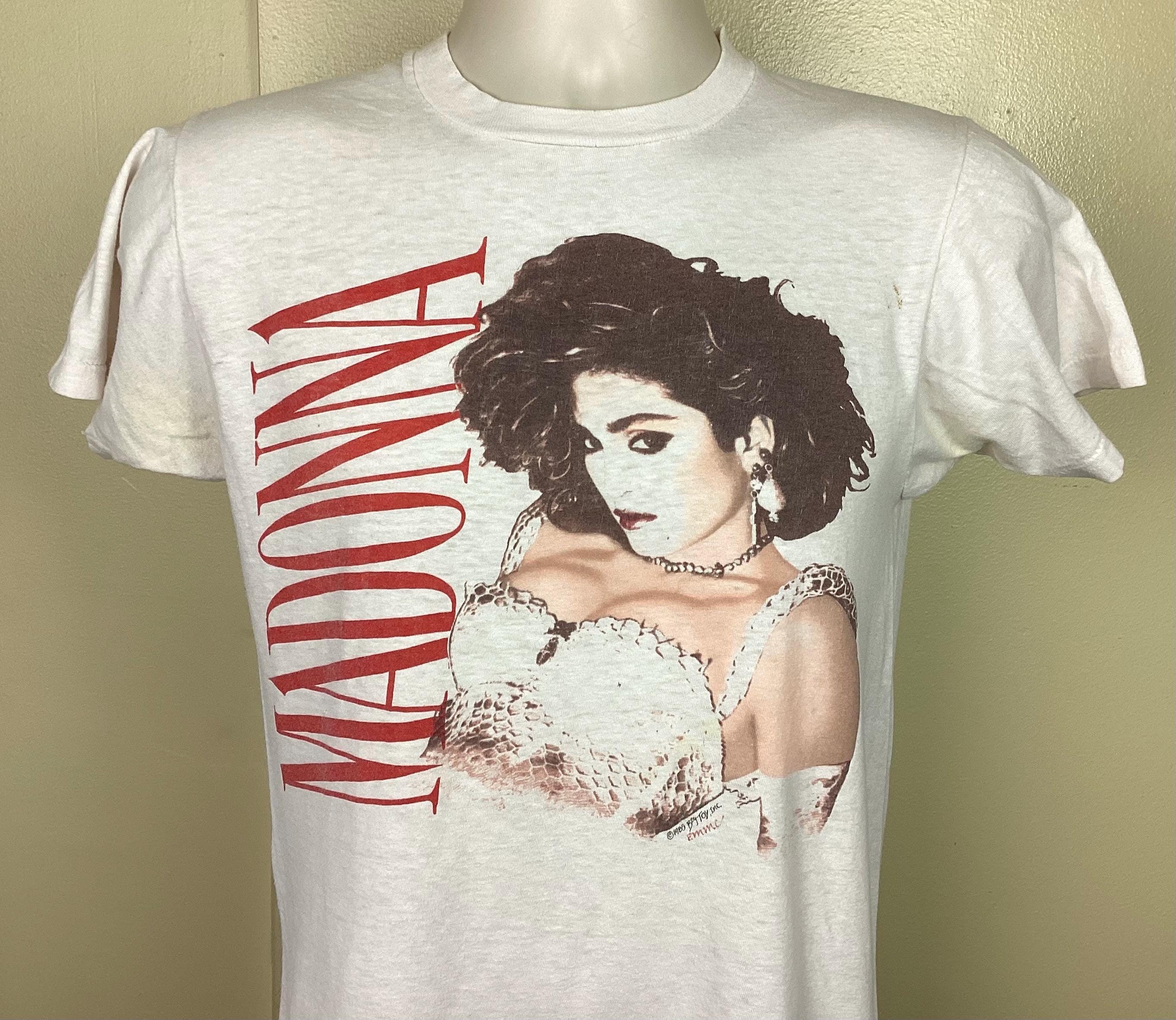 Madonna Like a Virgin Tour Tshirt - Etsy Madonna Like a Virgin Tour Tshirt - Etsy