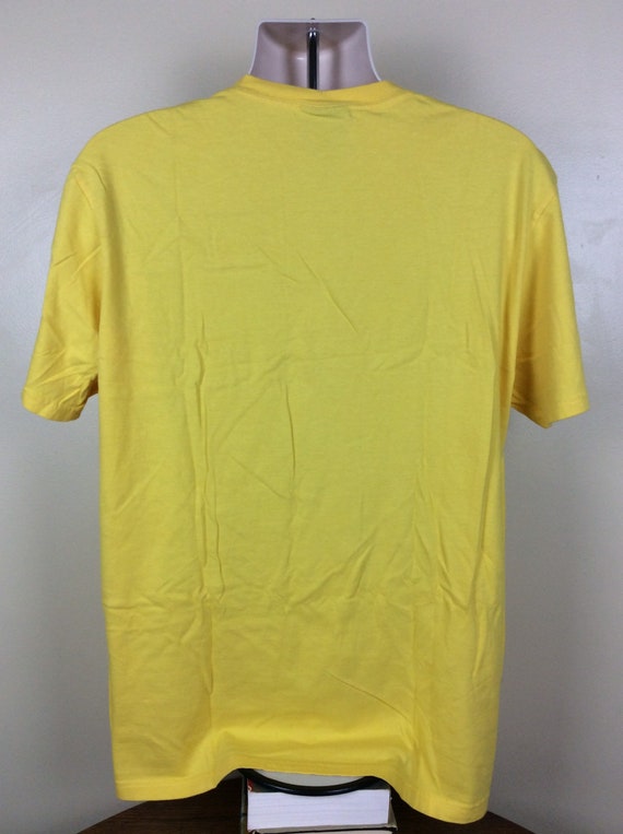 Vtg 90s Polo Sport T-Shirt Gold Yellow L Ralph La… - image 3