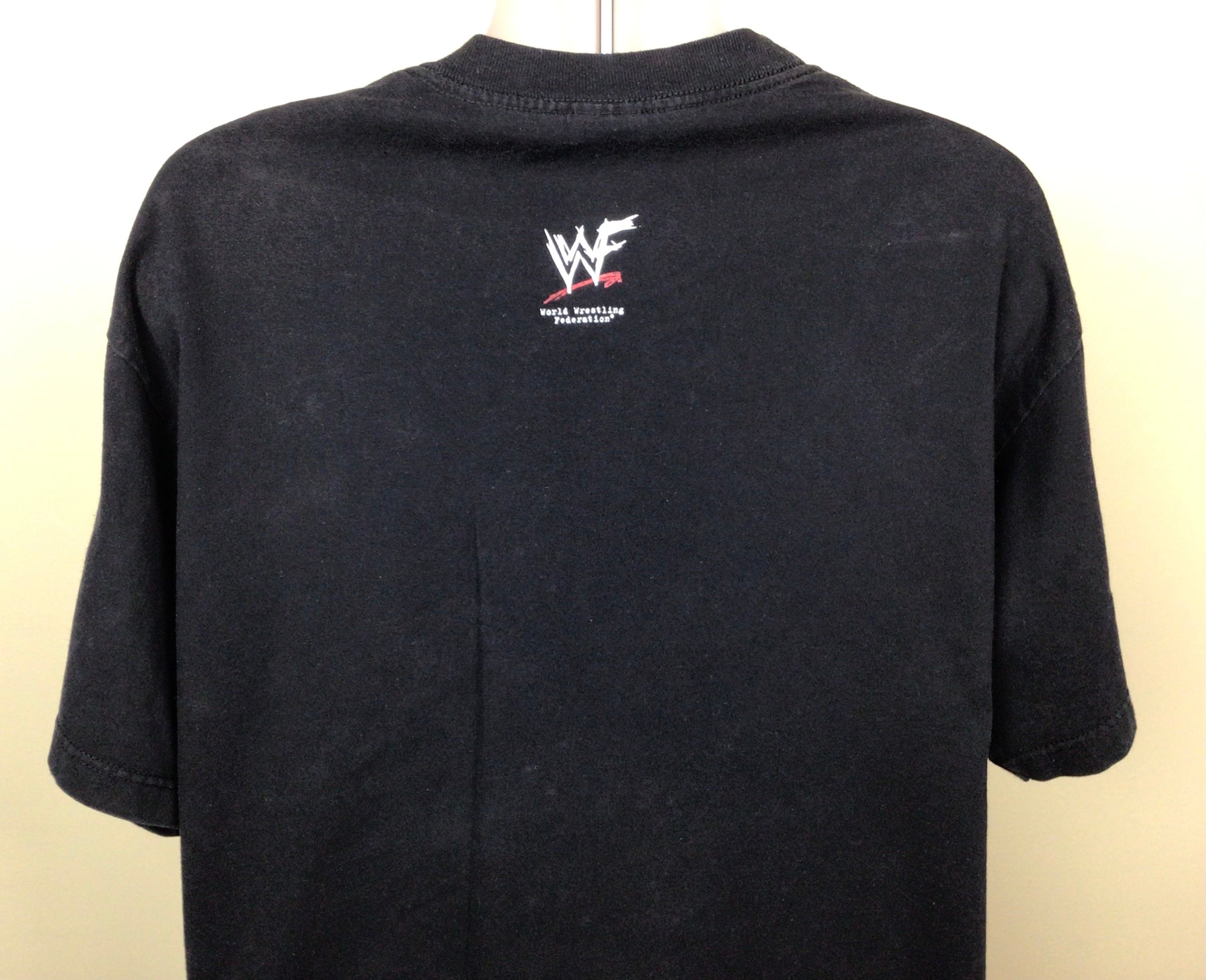 ヴィンテージ Y2K WWF ザ・ロック Tシャツ ブラック XL プロレスラー