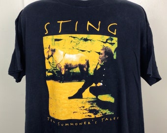 ヴィンテージ 1993 スティング コンサート Tシャツ ブラック XL 90年代