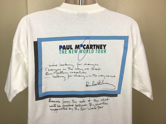 ヴィンテージ 1993 ポール マッカートニー ニュー ワールド ツアー