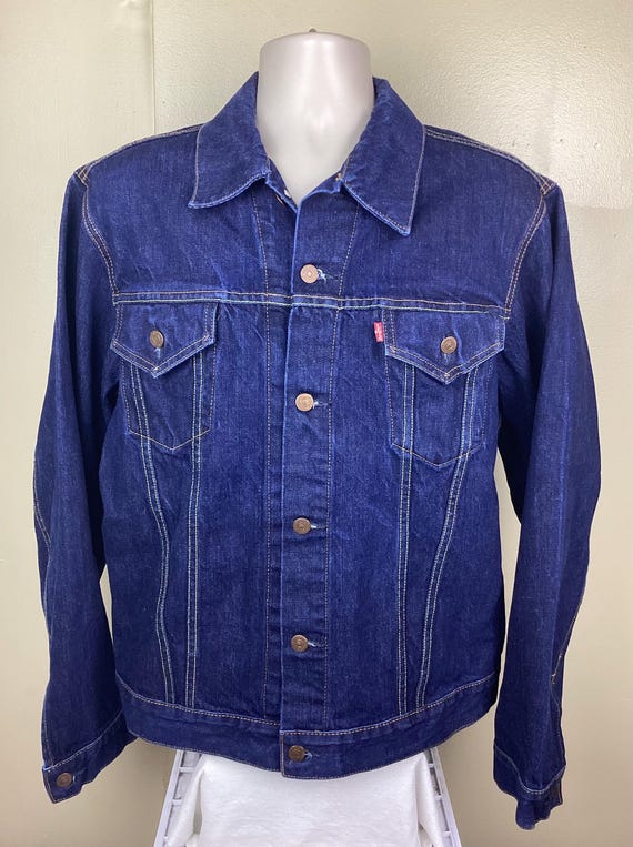 90s Levi's 70505-0217 Made in USA サイズ38 Levis Vintage Clothing 70505 0217 Denim Jacket LVC Orange