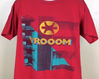 キングクリムゾンVROOOM ヴィンテージTシャツ Lサイズ レッド キングクリムゾンVROOOM ヴィンテージTシャツ Lサイズ レッド