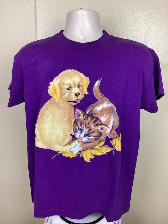 トップス vintage dog print tee VINTAGE 90s L Dog Print Tee -TELETREND COLS- – ユウユウジテキ
