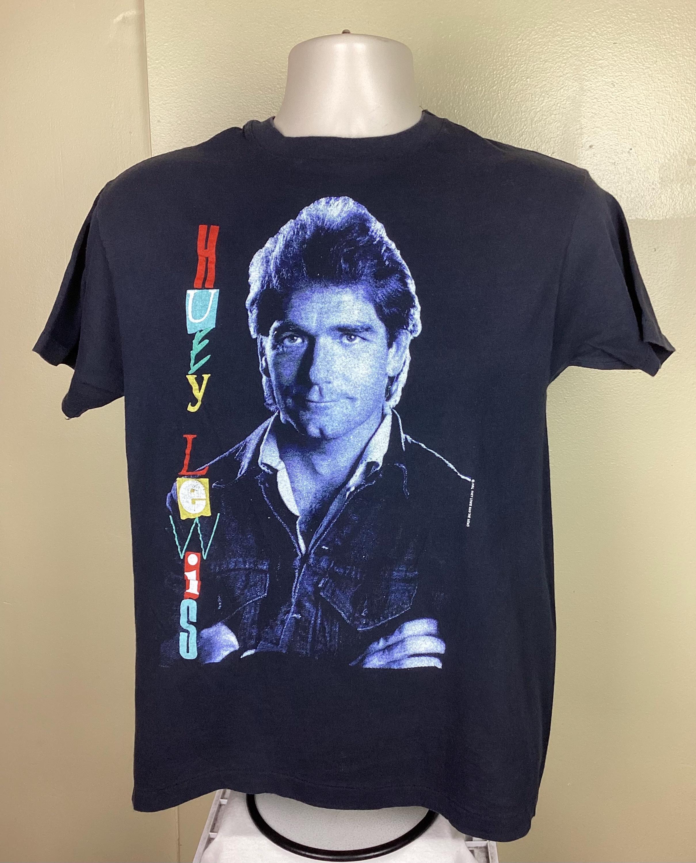 Huey Lewis ヒューイルイス シャツ ロックT バンド ヴィンテージ ヴィンテージ 1986 ヒューイ・ルイス・アンド・ザ・ニュース