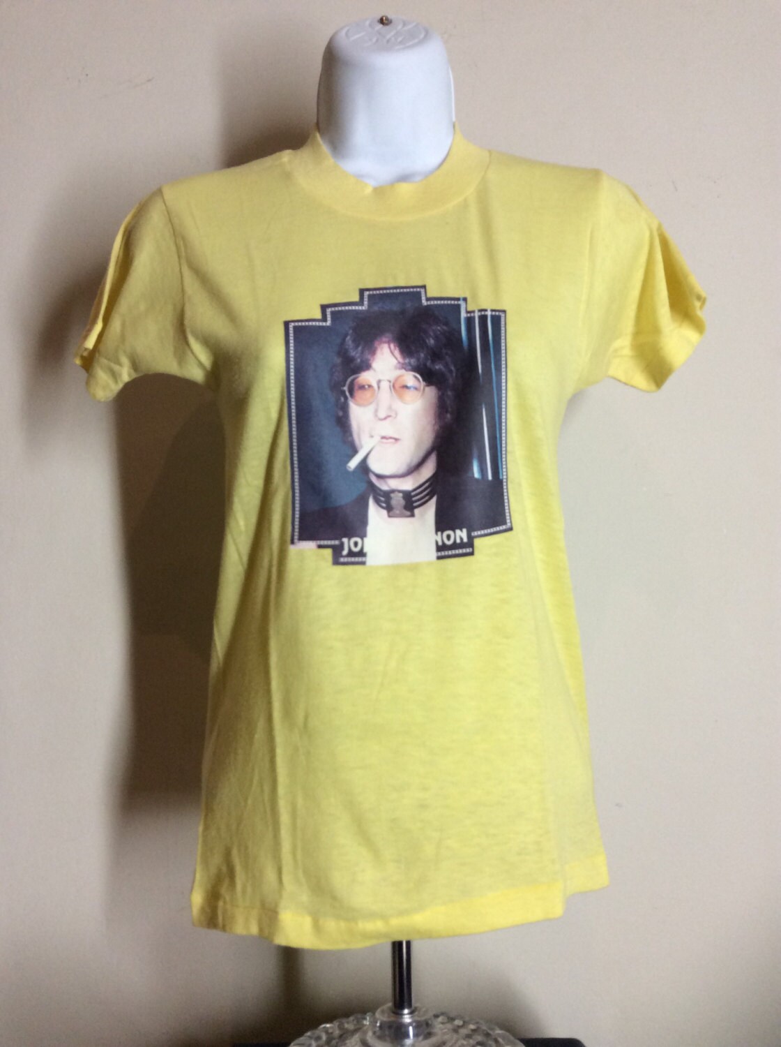 ジョンレノン John Lennon 80’s vintage tee 80's John Lennon/ジョン・レノン 1940-1980メモリアルTシャツ