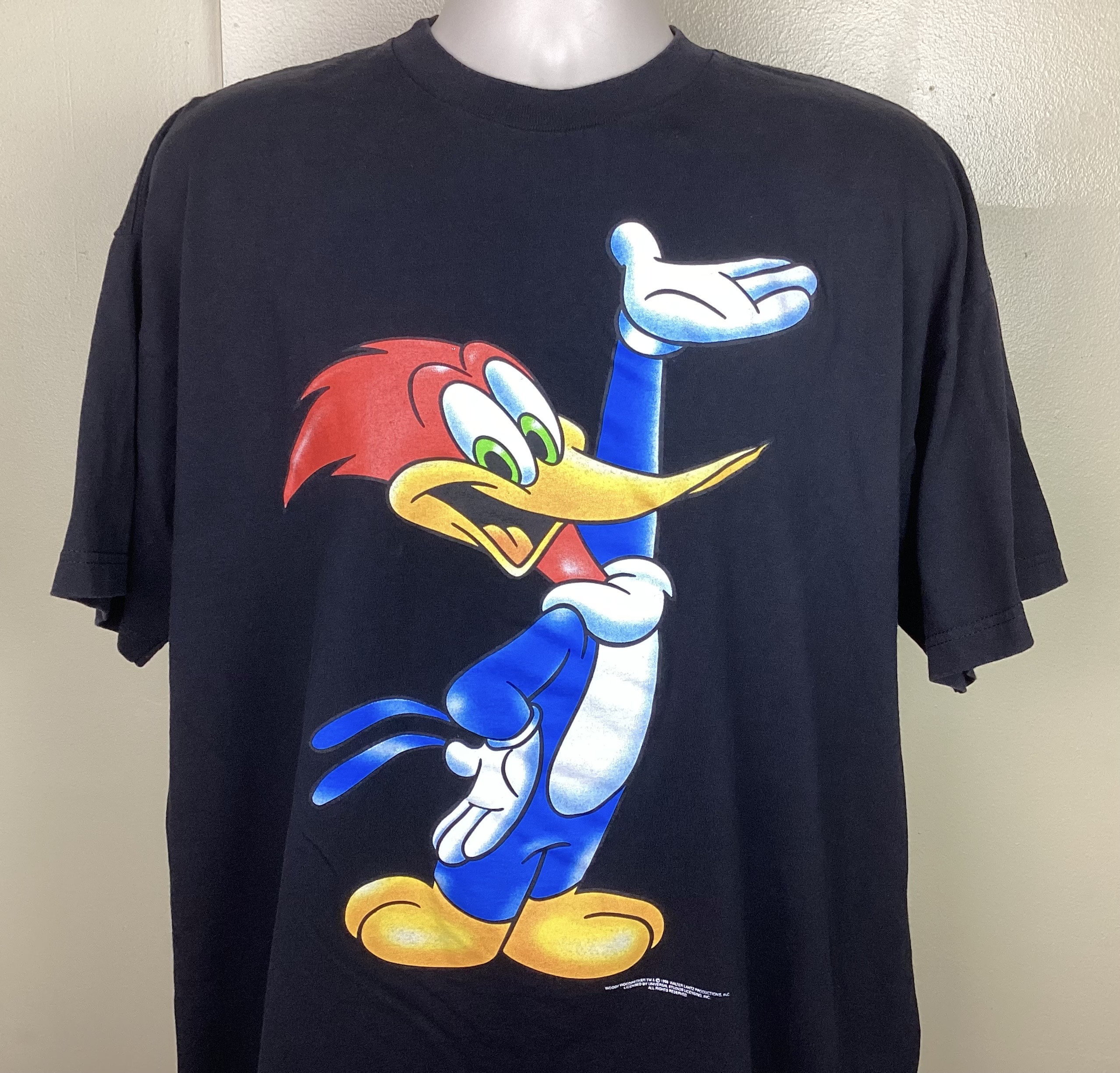 USJ ウッディウッドペッカー　Tシャツ 　ブラック USJウッディグッズ/ウッディウッドペッカーTシャツ| キャステル