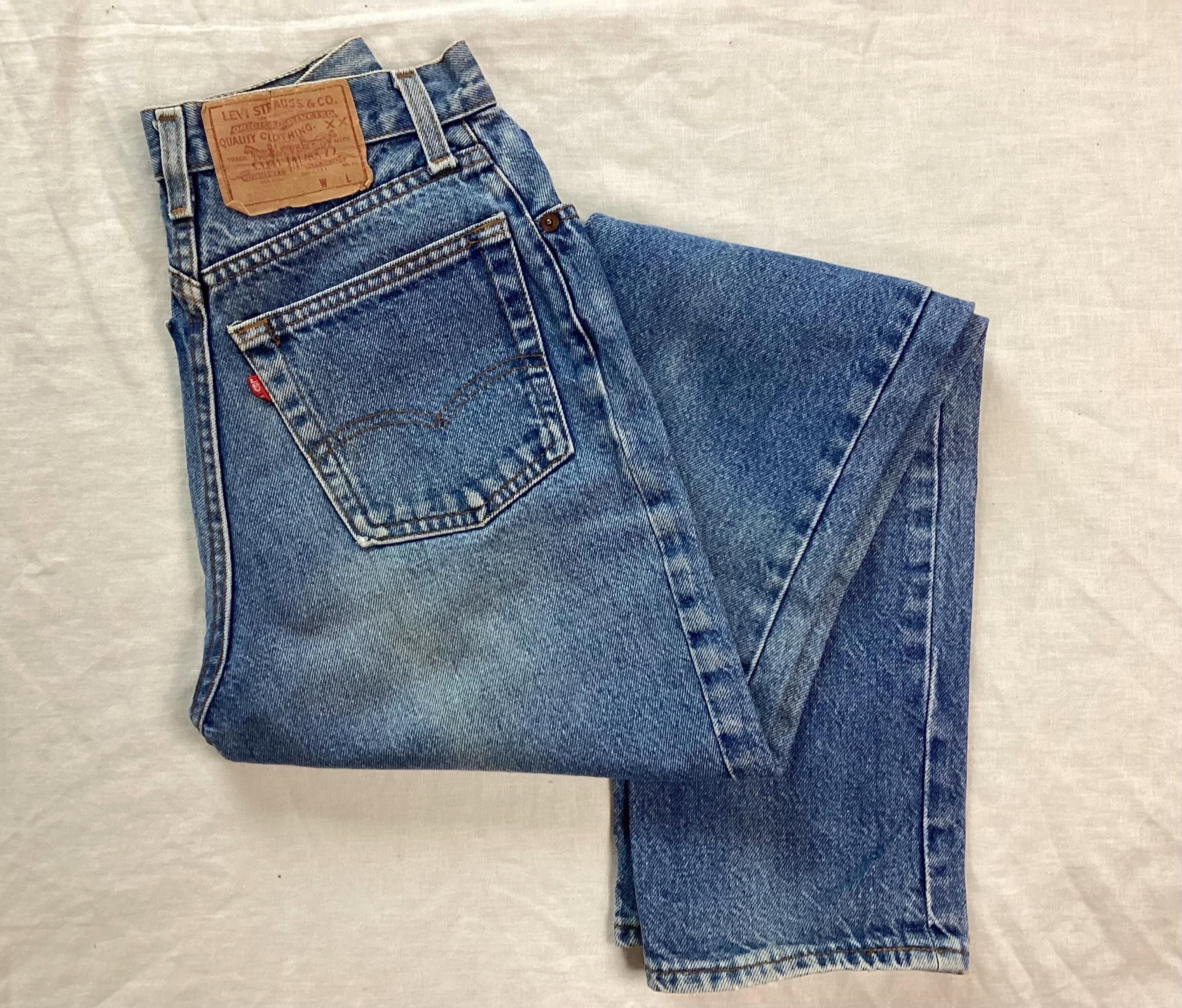 Vtg 80s Levi's 26505 0214 Faded Medium Wash Blue Jeans Women's 505