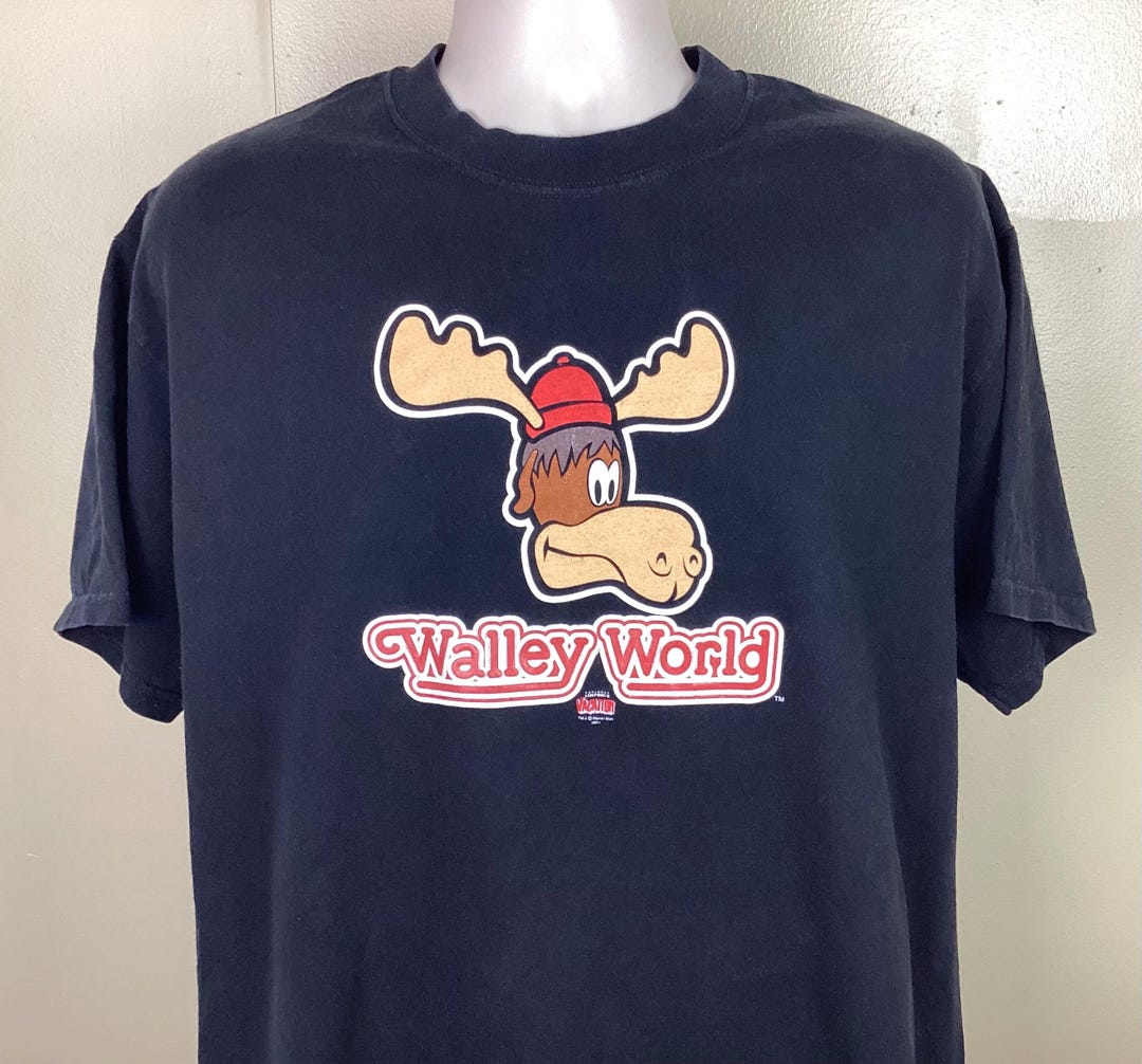 Vtg Early 2000s Wally World T-shirt Black L National Lampoon's