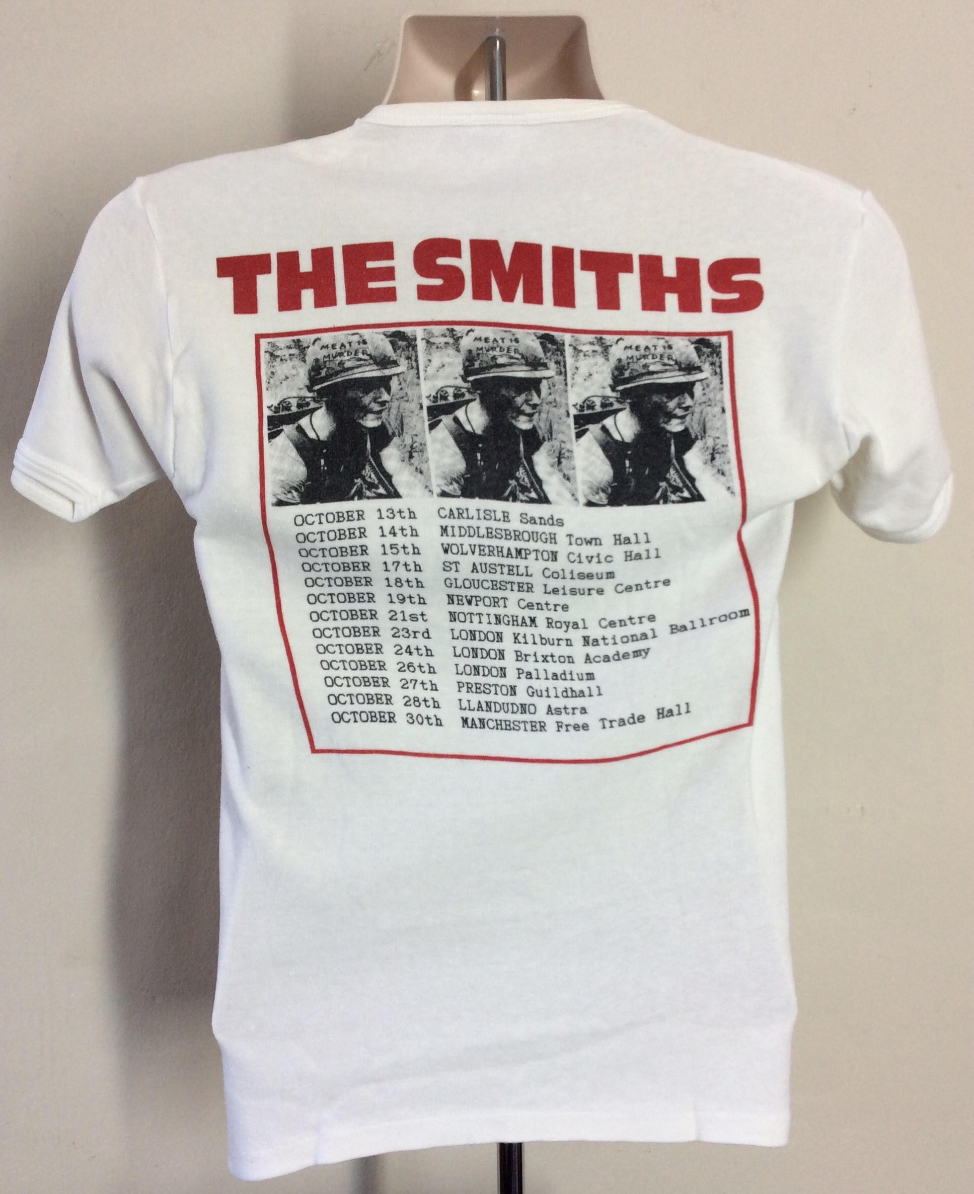 Vtg 1986 the Smiths Concert Tshirt White XS/S 80s Morrissey Etsy